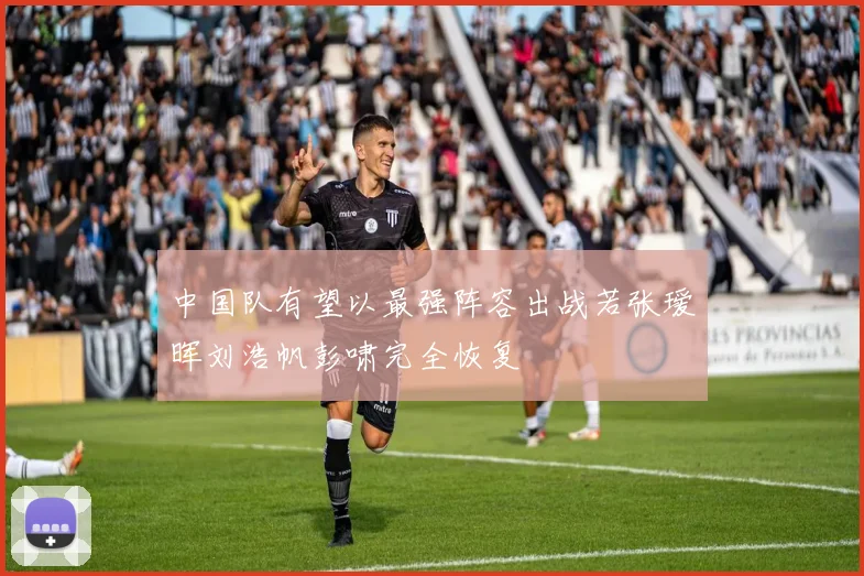 中国队有望以最强阵容出战若张瑷晖刘浩帆彭啸完全恢复